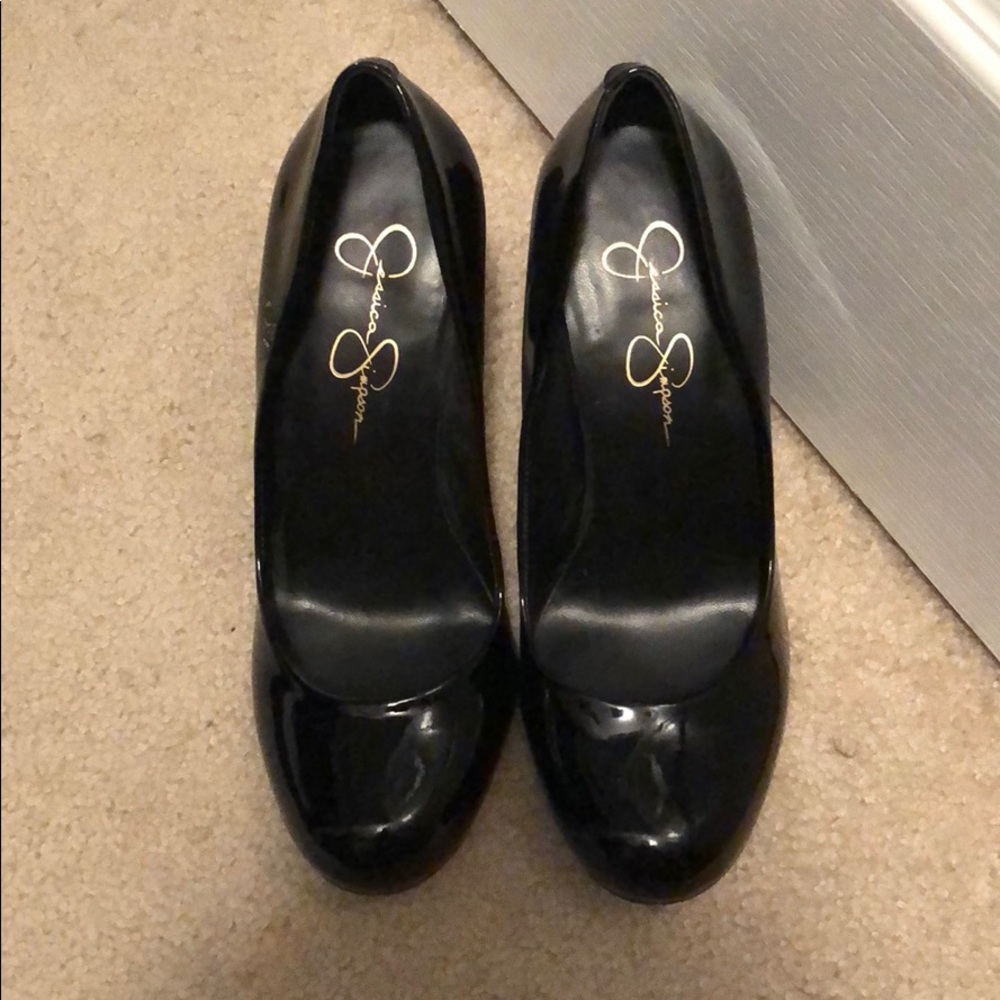Black high heels